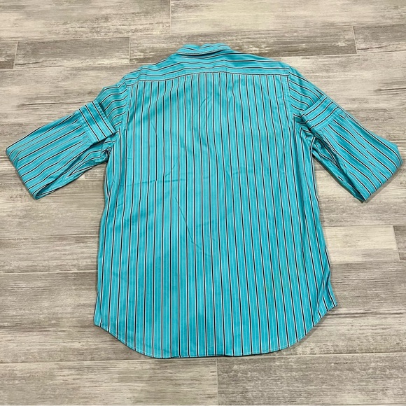 AMERICAN EAGLE Men's Size Large Tall Striped Shirt Vintage Fit. See‎ Description - Picture 14 of 14